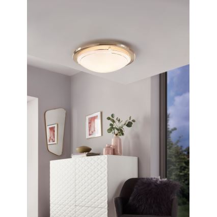 Eglo 32094 - LED Stropna svjetiljka PLANET LED/11W/230V 3000K mat krom