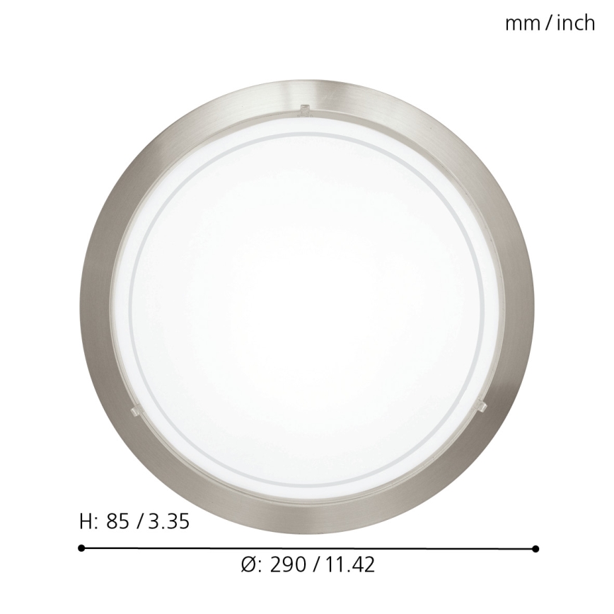 Eglo 32094 - LED Stropna svjetiljka PLANET LED/11W/230V 3000K mat krom