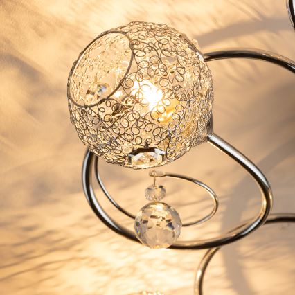 Eglo 32103 - LED stropni luster VELAGO 5xG9/33W/230V sjajni krom
