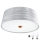 Eglo 32111- LED Stropna svjetiljka FONSEA 1 2xE27/9W/230V srebrna/bakrena