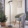 Eglo 32327 - LED RGBW podna lampa MARGHERA-C s mogućnošću prigušivanja LED/15,5W/230V 2700-6500K crna