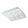Eglo 32455 - LED Stropna svjetiljka PALLANTE LED/33W/230V 4000K mat krom