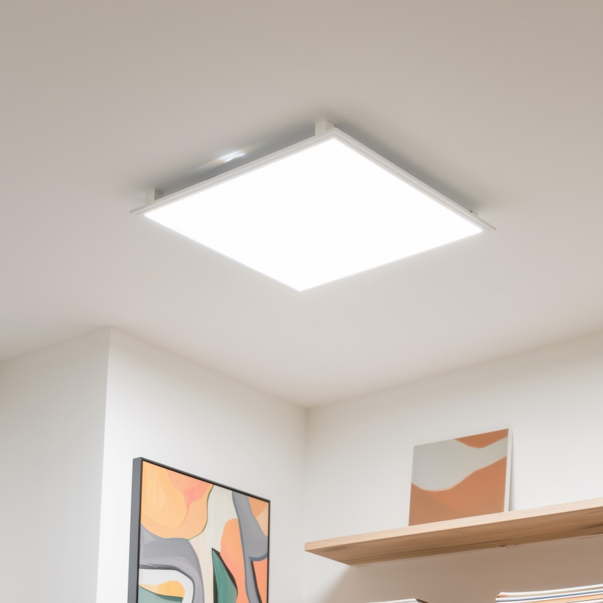 Eglo 32547 - LED RGBW Prigušivi nadgradni/ugradbeni panel 2u1 SALOBRENA-C LED/34W/230V bijela 60x60 cm + daljinski upravljač