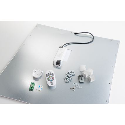 Eglo 32547 - LED RGBW Prigušivi nadgradni/ugradbeni panel 2u1 SALOBRENA-C LED/34W/230V bijela 60x60 cm + daljinski upravljač