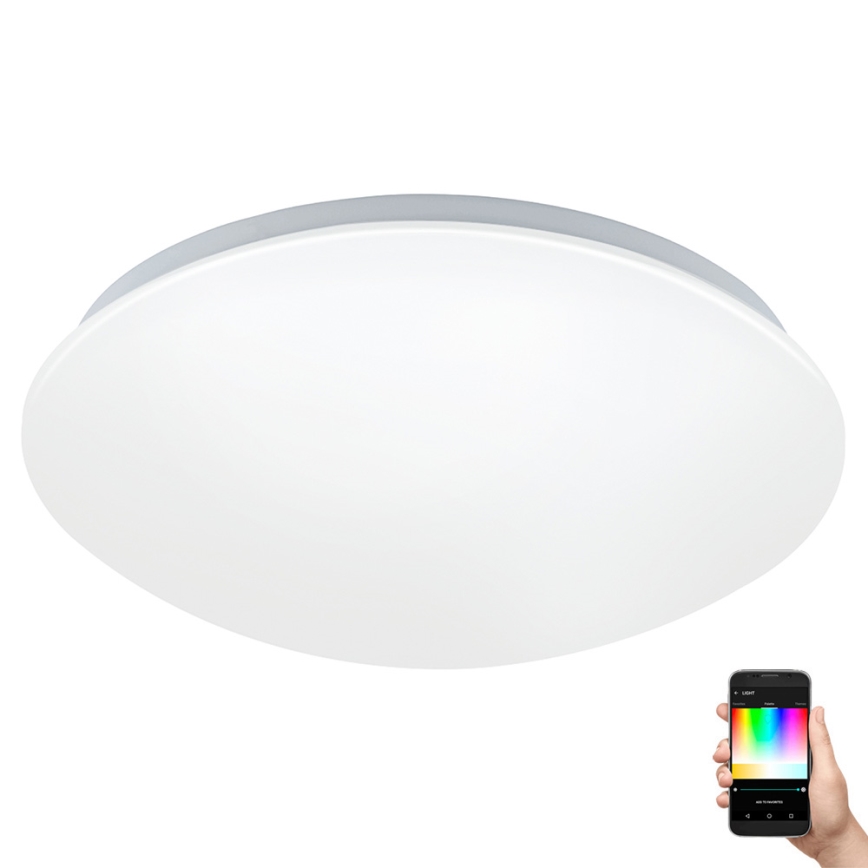 Eglo - LED RGB Zidno stropno svjetlo s prigušivanjem GIRON-C LED/17W/230V
