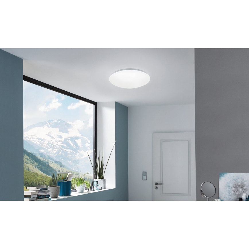 Eglo - LED RGB Zidno stropno svjetlo s prigušivanjem GIRON-C LED/17W/230V