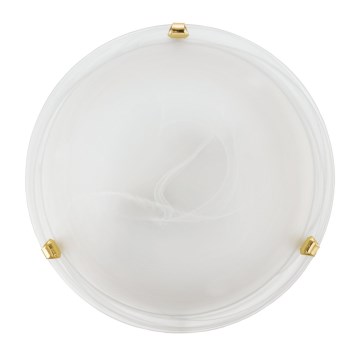 Eglo 32601 - LED stropna svjetiljka SALOME LED/11W/230V Ø 30 cm zlatna/alabastrno staklo