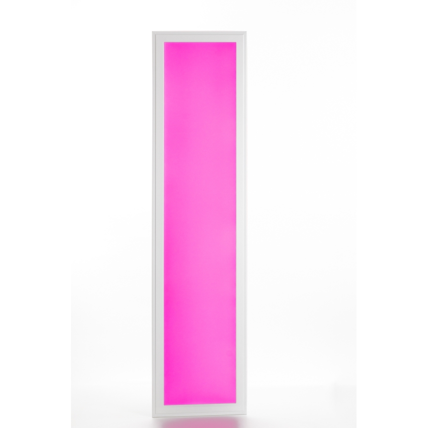 Eglo 32734 - LED RGBW Prigušivi nadgradni/ugradbeni panel 2u1 SALOBRENA-C LED/34W/230V bijela + daljinski upravljač