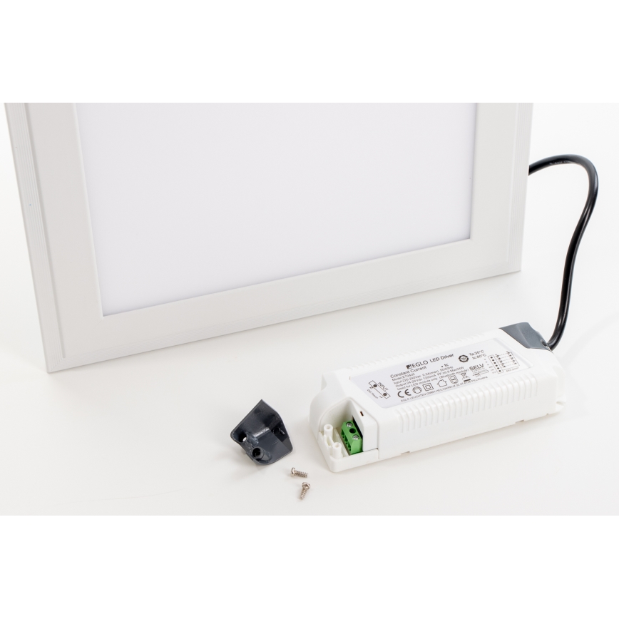 Eglo 32734 - LED RGBW Prigušivi nadgradni/ugradbeni panel 2u1 SALOBRENA-C LED/34W/230V bijela + daljinski upravljač