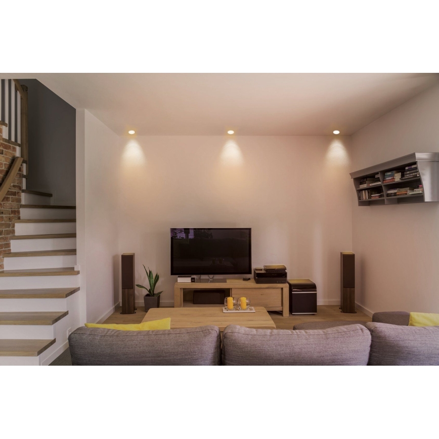 Eglo - LED RGB Prigušiva ugradbena svjetiljka FUEVA-C LED/10,5W/230V
