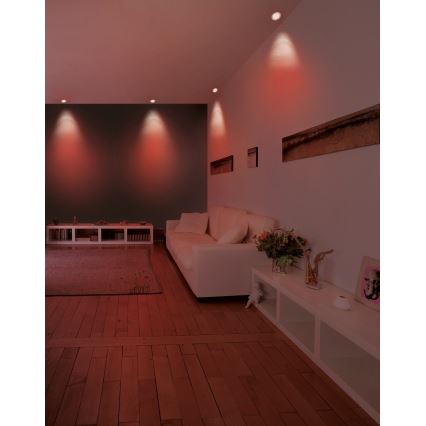 Eglo - LED RGB Dimmabilno ugradbeno svjetlo FUEVA-C LED/5,4W/230V