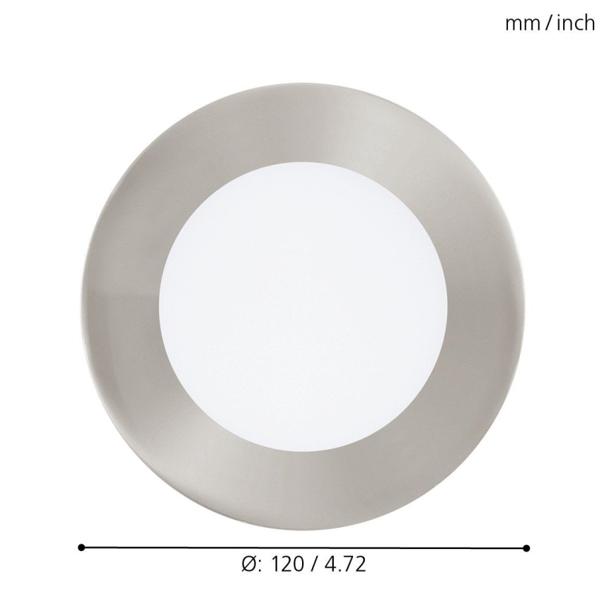 Eglo - LED RGB Dimmabilno ugradbeno svjetlo FUEVA-C LED/5,4W/230V