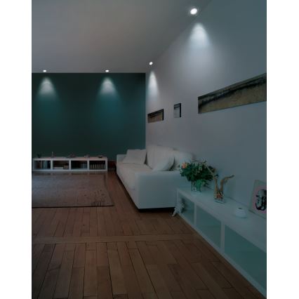 Eglo - LED RGB prigušivo ugradno stropno svjetlo FUEVA-C LED/5,4W/230V Ø 12 cm