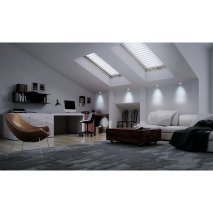 Eglo - LED RGB s mogućnošću prigušivanja ugradna stropna svjetiljka FUEVA-C LED/10,5W/230V promjer 17 cm