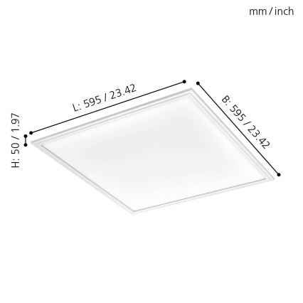 Eglo - LED Stropna svjetiljka LED/40W/230V