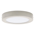 Eglo 32817 - LED prigušiva stropna svjetiljka FUEVA LED/21W/230V 3000-6500K promjer 30 cm matirani krom + daljinski upravljač