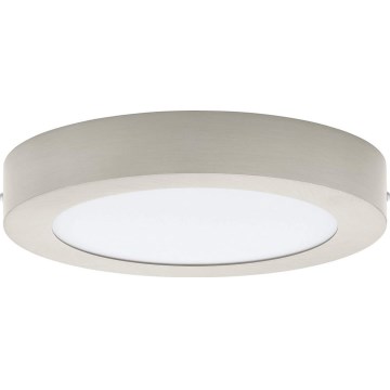 Eglo 32817 - LED prigušiva stropna svjetiljka FUEVA LED/21W/230V 3000-6500K promjer 30 cm matirani krom + daljinski upravljač