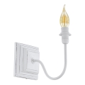 Eglo 33001 - Zidna svjetiljka 1xE14/40W/230V bijela