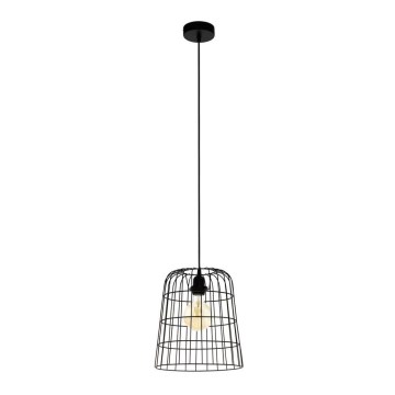 Eglo 33018 - Luster na sajli LONGBURGH 1xE27/60W/230V Promjer 27 cm