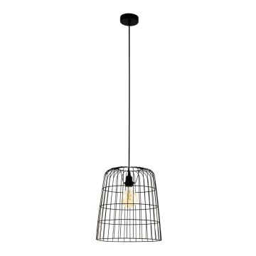 Eglo 33019 - Luster na sajli LONGBURGH 1xE27/60W/230V Promjer 33,5 cm