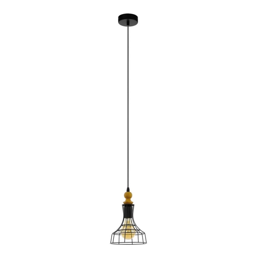 Eglo 33043 - Luster na sajli BAMPTON 1xE27/60W/230V Promjer 180mm