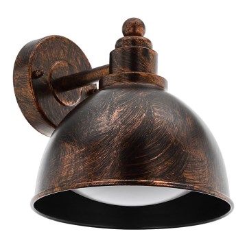 Eglo 33144 - Vanjska zidna svjetiljka AIROLA 1xE27/40W/230V IP44 bronca