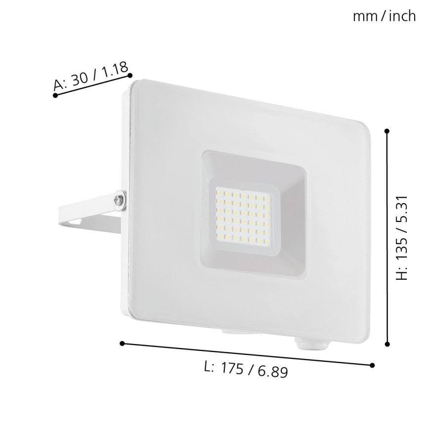 Eglo - LED reflektor LED/30W/230V IP65