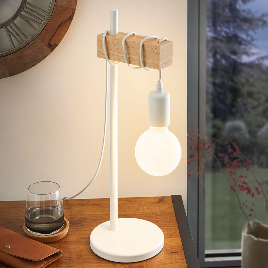 Eglo - Stolna lampa TOWNSHEND 1xE27/10W/230V