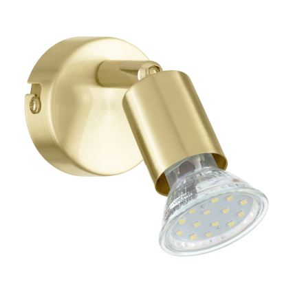 Eglo - LED Zidna reflektorska svjetiljka 1xGU10/2,8W/230V 3000K zlatna