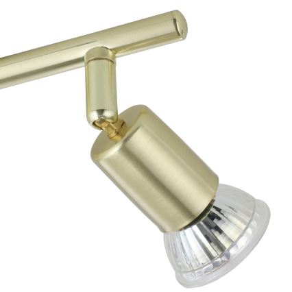 Eglo - LED Reflektorska svjetiljka 2xGU10/2,8W/230V 3000K zlatna