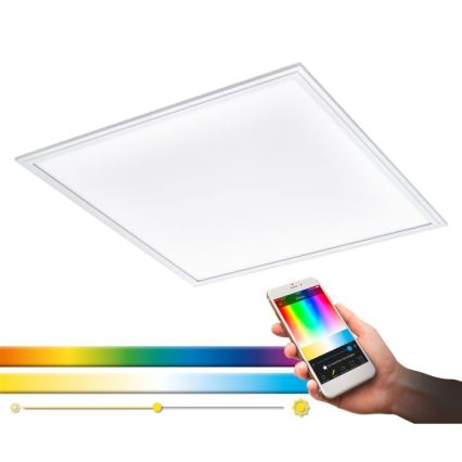 Eglo 33204 - LED RGBW Prigušiva svjetiljka SALOBRENA-C LED/34W/230V 2700-6500K + daljinski upravljač