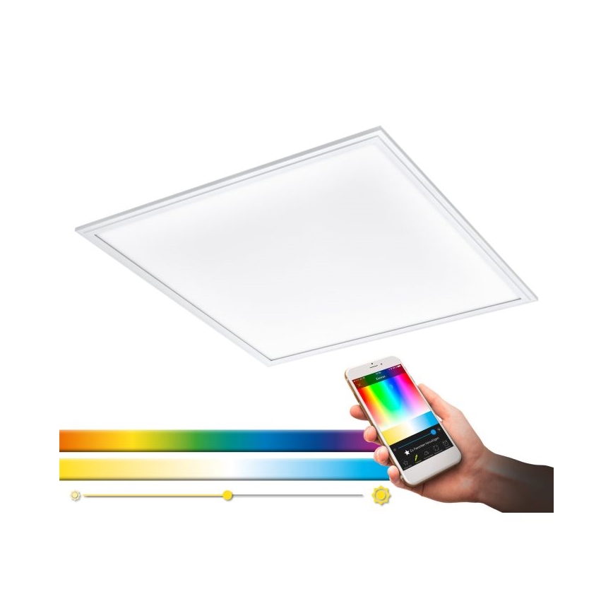 Eglo 33204 - LED RGBW Prigušiva svjetiljka SALOBRENA-C LED/34W/230V 2700-6500K + daljinski upravljač