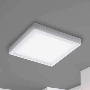 Eglo 33209 - LED RGBW stropna svjetiljka s mogućnošću prigušivanja FUEVA-C LED/21W/230V 2700-6500K 30x30 cm bijela