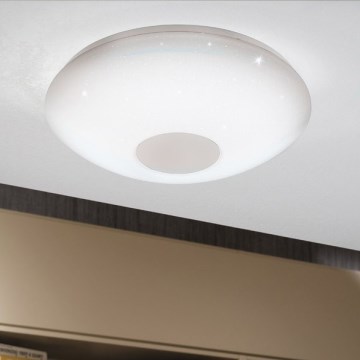 Eglo 33218 - LED RGBW Prigušiva stropna svjetiljka VOLTAGO-C LED/17W/230V 2700-6500K pr. 38 cm