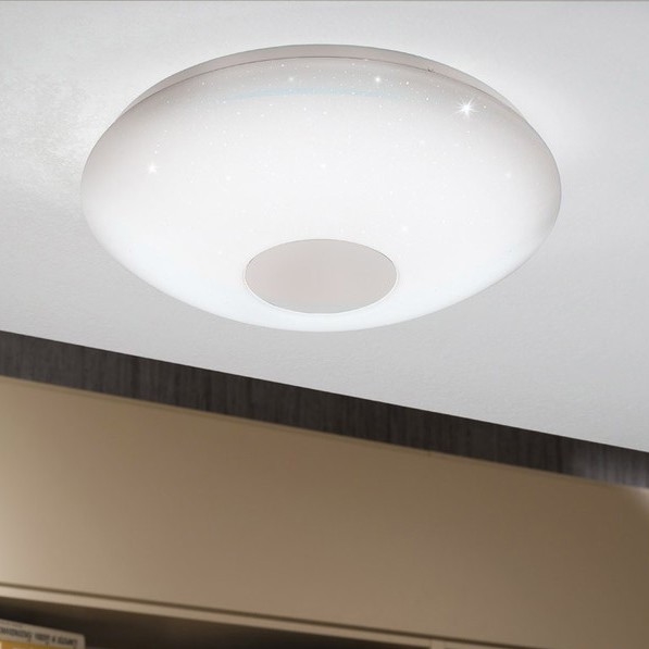 Eglo 33218 - LED RGBW Prigušiva stropna svjetiljka VOLTAGO-C LED/17W/230V 2700-6500K pr. 38 cm