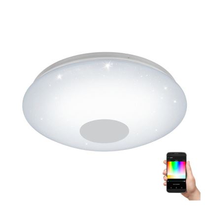 Eglo 33218 - LED RGBW Prigušiva stropna svjetiljka VOLTAGO-C LED/17W/230V 2700-6500K pr. 38 cm