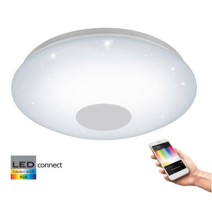 Eglo 33218 - LED RGBW Prigušiva stropna svjetiljka VOLTAGO-C LED/17W/230V 2700-6500K pr. 38 cm