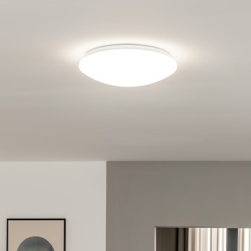 Eglo 33219 - LED RGBW stropna svjetiljka s prigušivanjem GIRON-C LED/17W/230V Ø 30 cm bijela