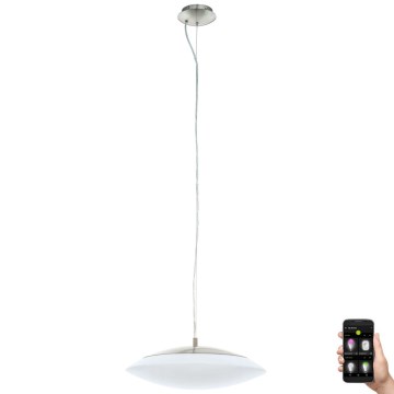 Eglo 33227 - LED RGBW prigušivački luster na užetu FRATTINA-C LED/27W/230V