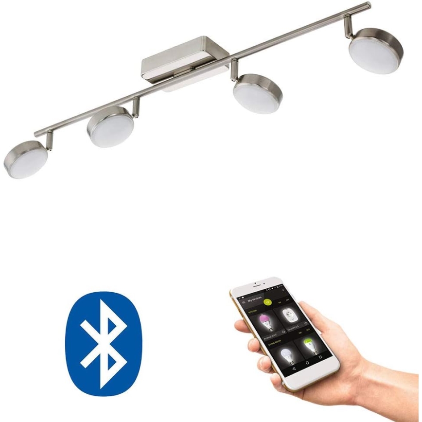 Eglo 33274 - LED RGBW Prigušiva reflektorska svjetiljka CORROPOLI-C 4xLED/5W/230V