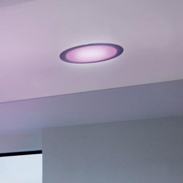 Eglo 33317 - LED RGBW prigušivo ugradno stropno svjetlo FUEVA-C LED/15,6W/230V 2700-6500K Ø 22,5 cm