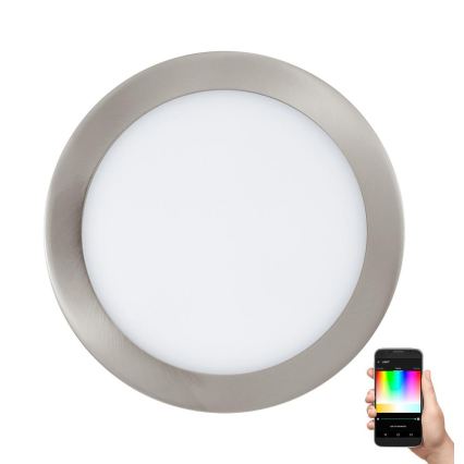 Eglo 33317 - LED RGBW prigušivo ugradno stropno svjetlo FUEVA-C LED/15,6W/230V 2700-6500K Ø 22,5 cm