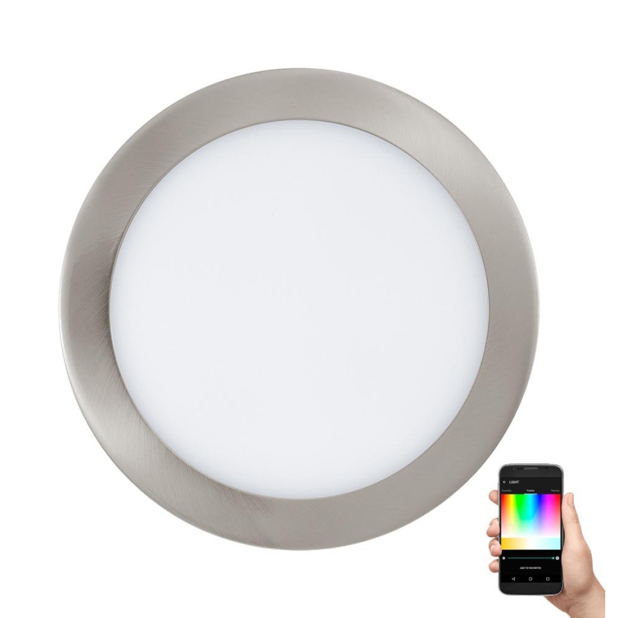Eglo 33317 - LED RGBW prigušivo ugradno stropno svjetlo FUEVA-C LED/15,6W/230V 2700-6500K Ø 22,5 cm