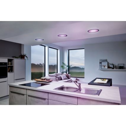 Eglo 33317 - LED RGBW prigušivo ugradno stropno svjetlo FUEVA-C LED/15,6W/230V 2700-6500K Ø 22,5 cm