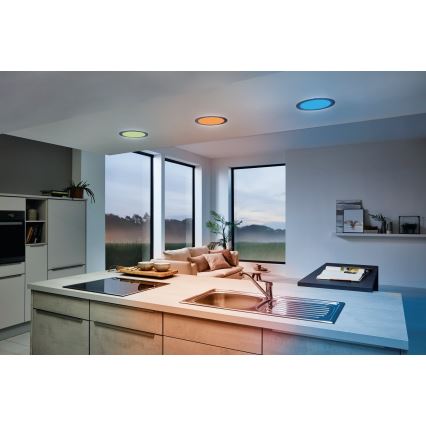 Eglo 33317 - LED RGBW prigušivo ugradno stropno svjetlo FUEVA-C LED/15,6W/230V 2700-6500K Ø 22,5 cm