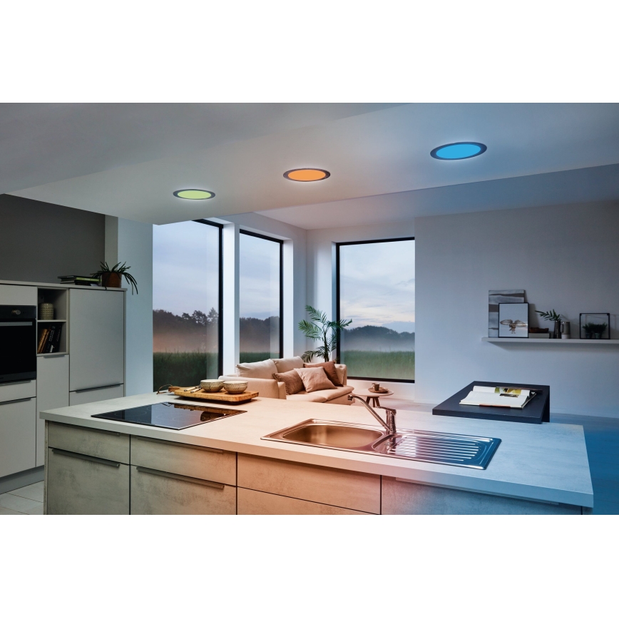 Eglo 33317 - LED RGBW prigušivo ugradno stropno svjetlo FUEVA-C LED/15,6W/230V 2700-6500K Ø 22,5 cm