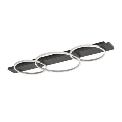 Eglo 33488 - LED stropna svjetiljka BOYAL 2xLED/12W/230V + LED/12W crna