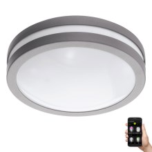 Eglo 33572 - LED Prigušiva svjetiljka za kupaonicu LOCANA-C LED/14W/230V IP44 srebrna