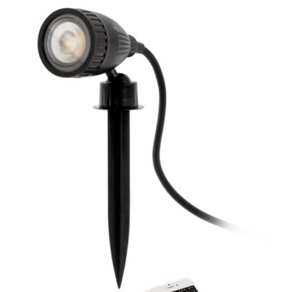 Eglo 33579 - LED RGBW Vanjska svjetiljka NEMA-C 1xGU10/5W/230V IP44 crna