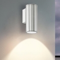 Eglo 33581 - LED RGBW Prigušivo vanjsko zidno svjetlo RIGA 1xGU10/5W/230V 2700-6500K IP44 matirani krom